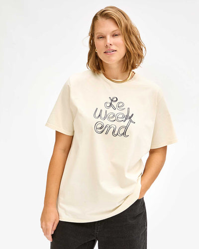 Original Tee - Cream Le Weekend