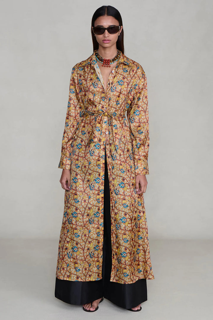 Garden Shirt Dress - Marigold