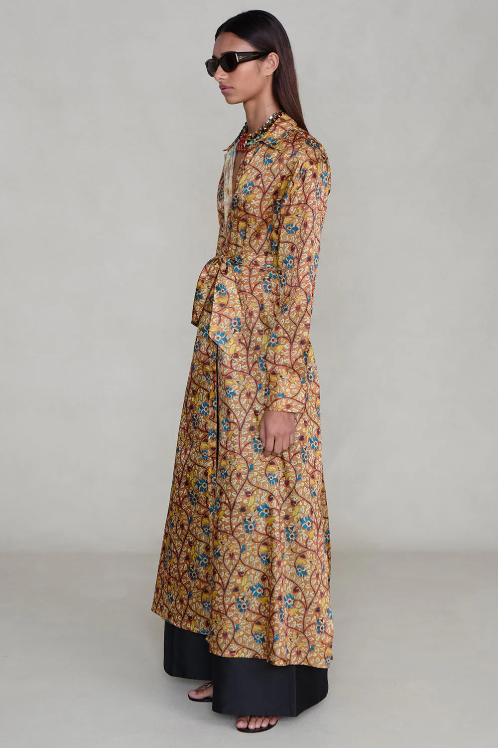 Garden Shirt Dress - Marigold