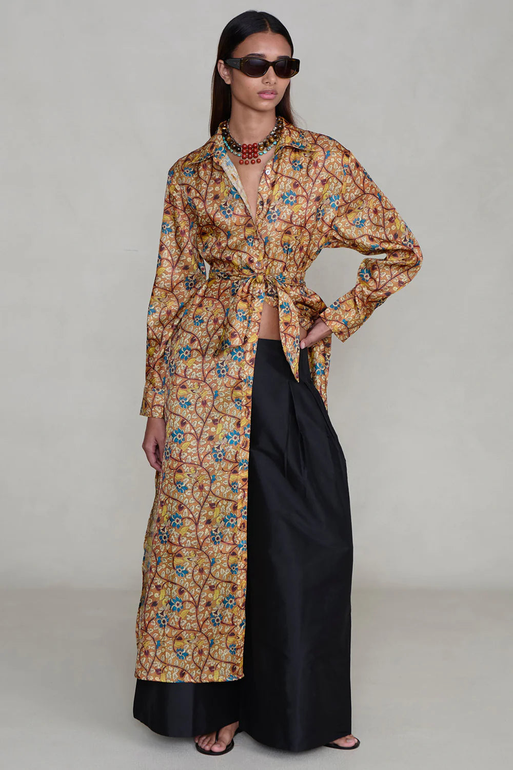 Garden Shirt Dress - Marigold