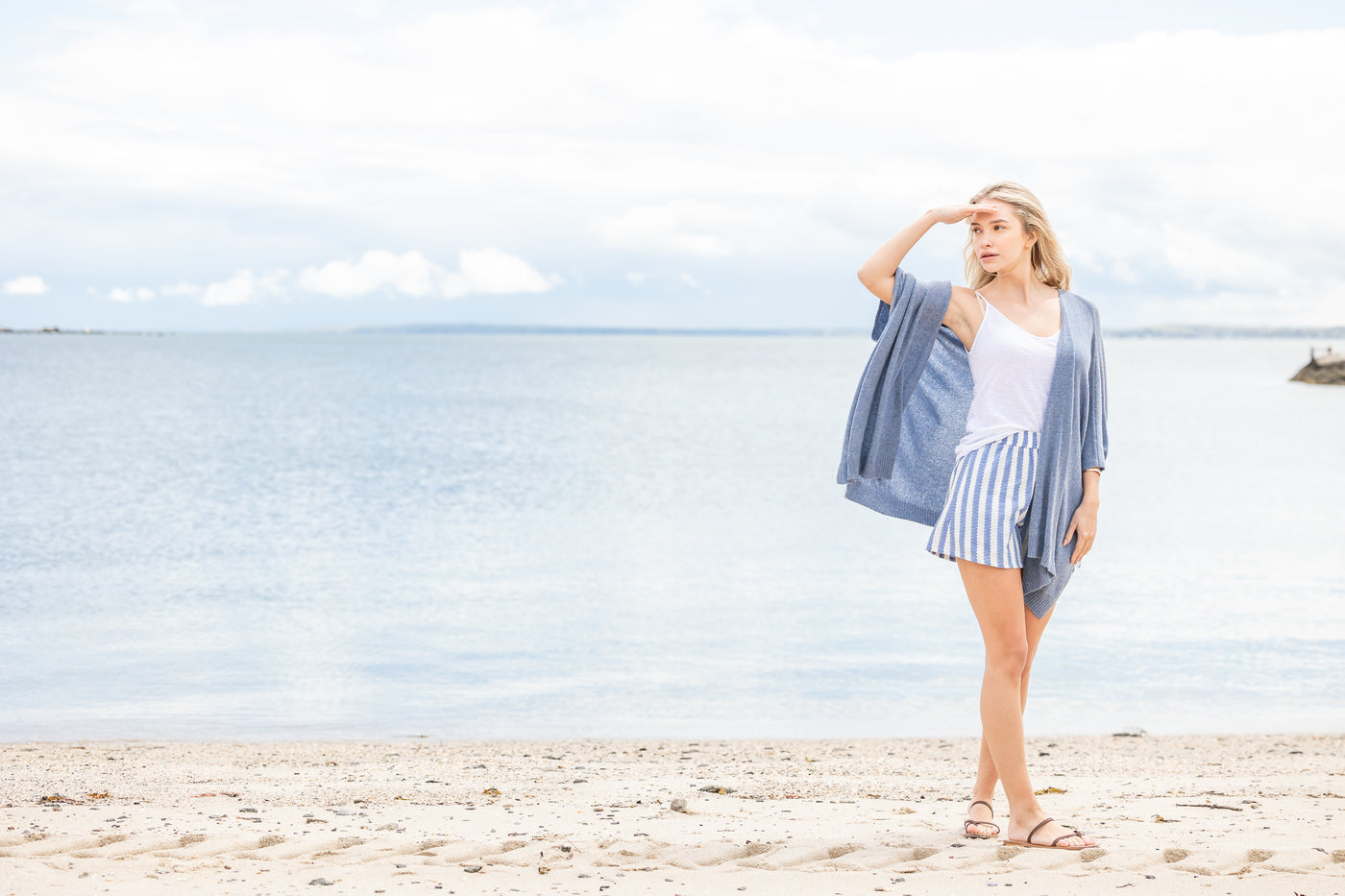 The Dani Cashmere Cardigan- Boro