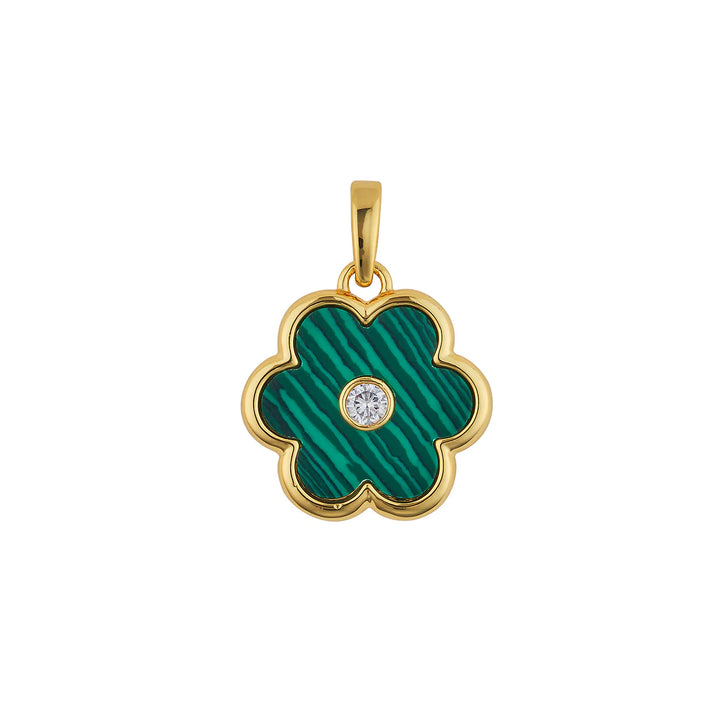 Petal Charm - Malachite