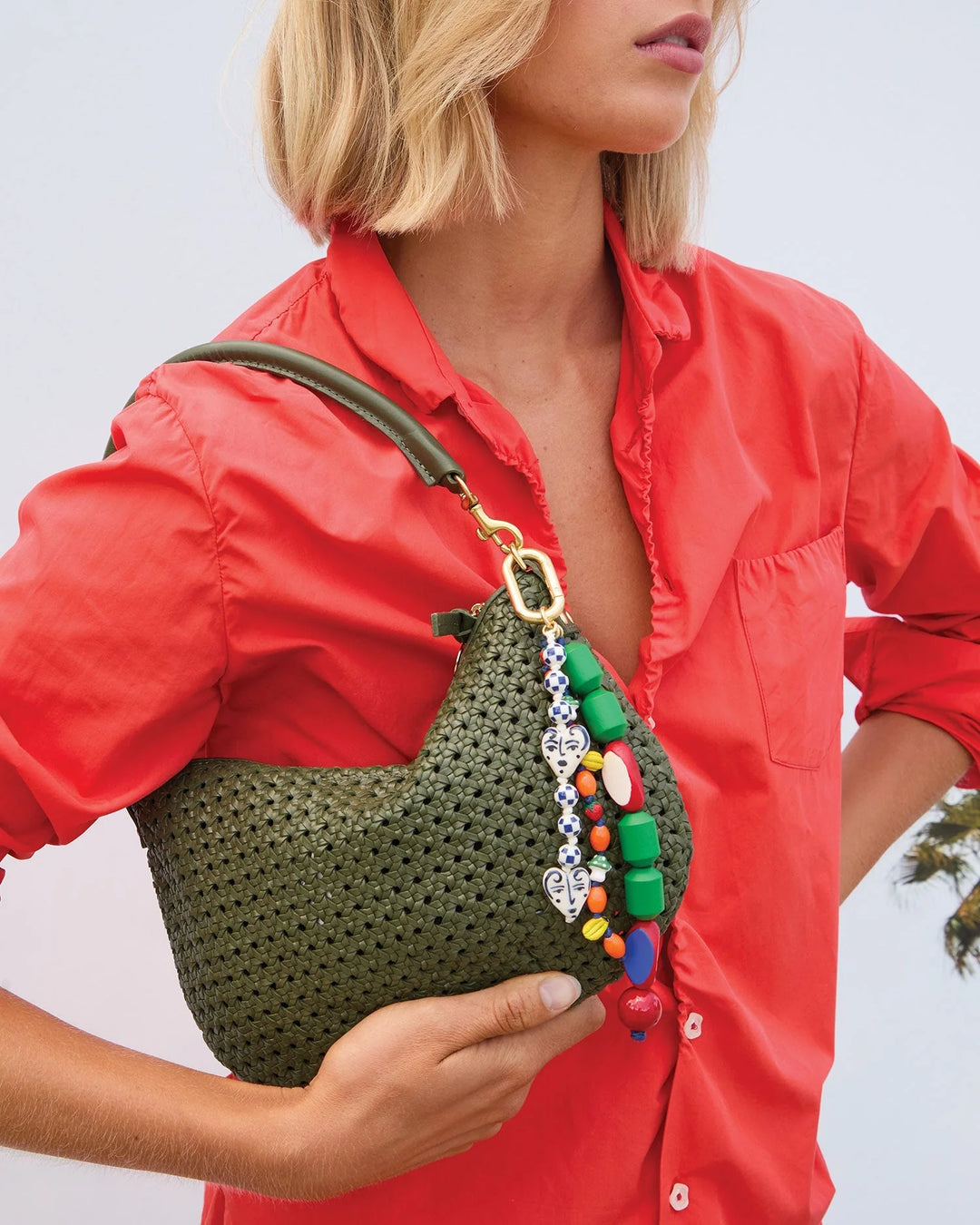 Petit Moyen Messenger - Army Rattan