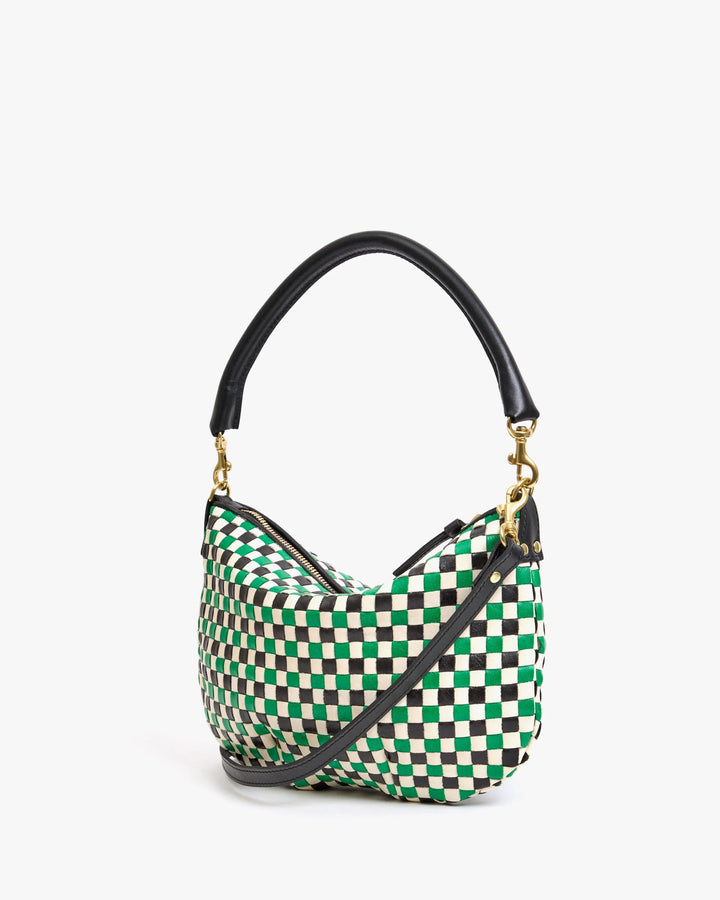 Petit Moyen Messenger - Apple Multi Woven Checker