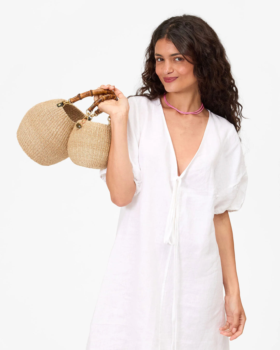 Petit Pot de Miel w/ Bamboo Handle - Cream