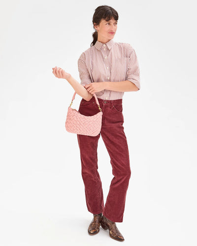 Petit Moyen Messenger Puffy Woven- Blush