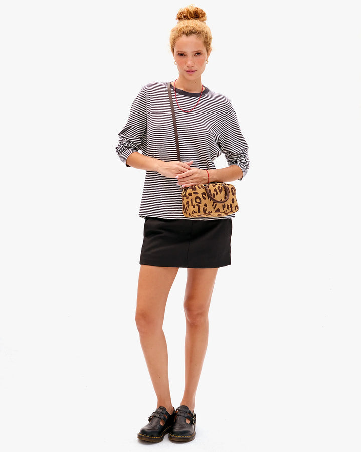 Petite Claudine - Lark/Brown Pablo Cat Suede