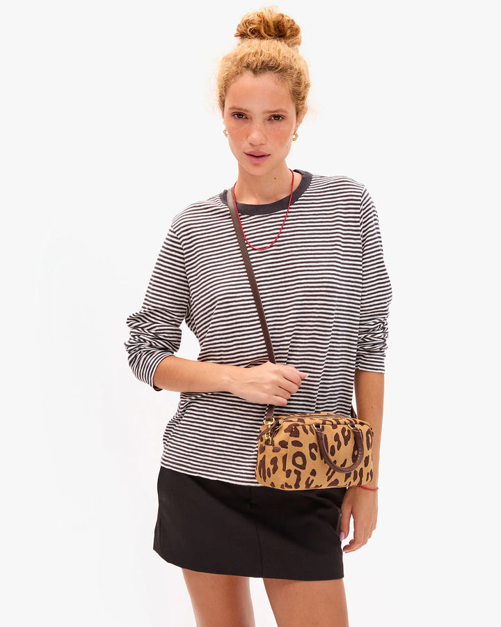 Petite Claudine - Lark/Brown Pablo Cat Suede