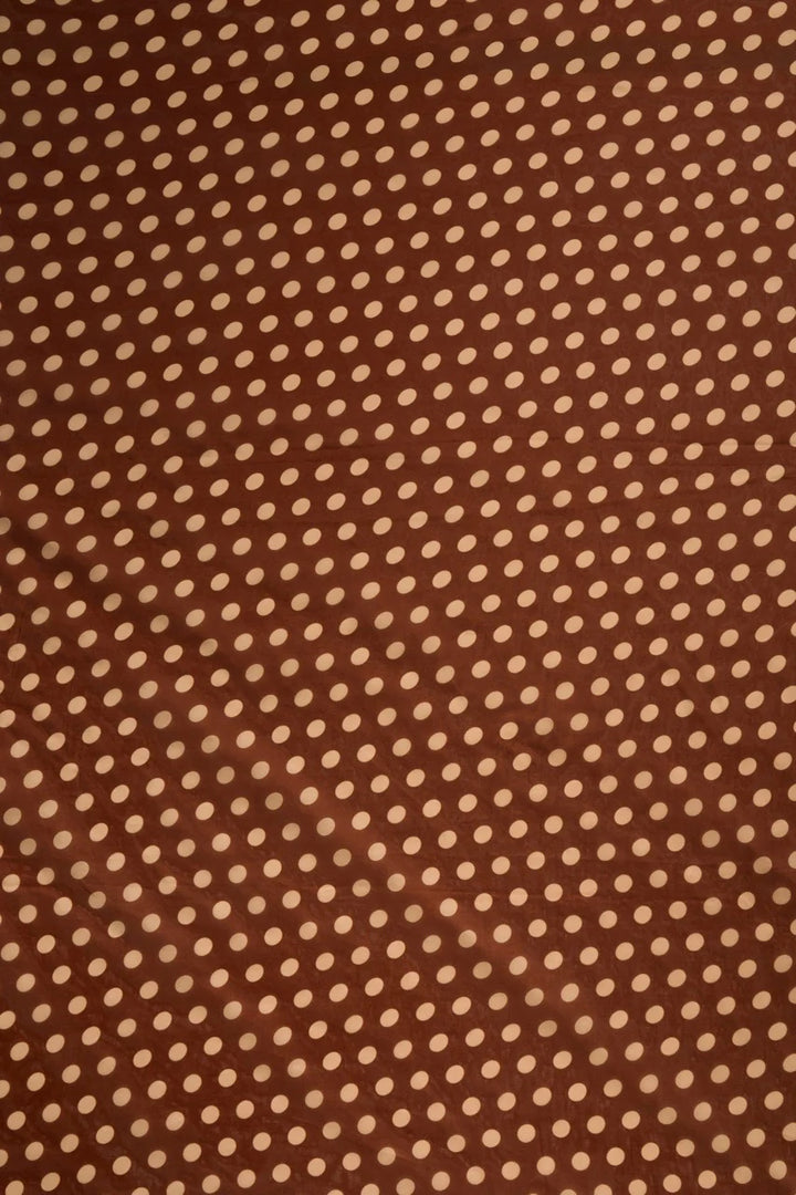 Square Scarf - Polka Dot Cappuccino