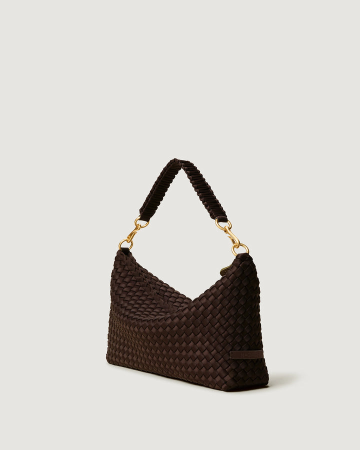 Porto Small Half-Moon Bag - Chocolate