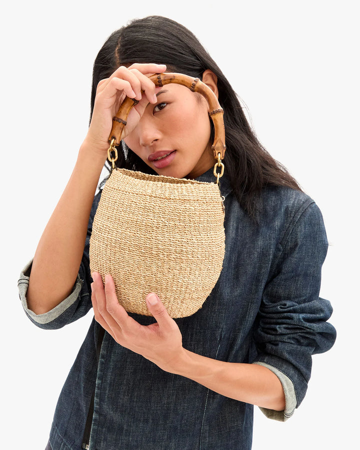 Pot de Miel w/ Bamboo Handle - Cream