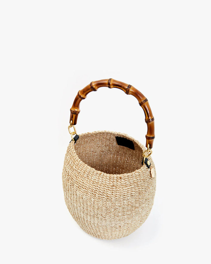 Pot de Miel w/ Bamboo Handle - Cream