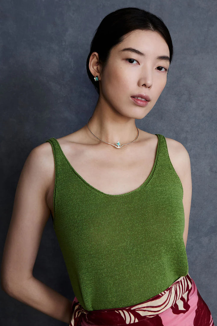 Bellflower Stud Earrings - Turquoise