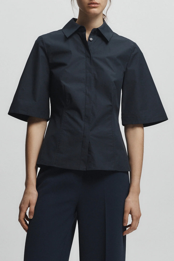 Dion Short Sleeve Buttondown - Navy