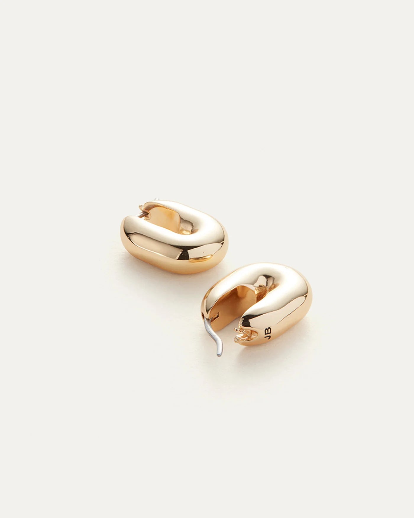 Puffy U-Link Earrings - Gold