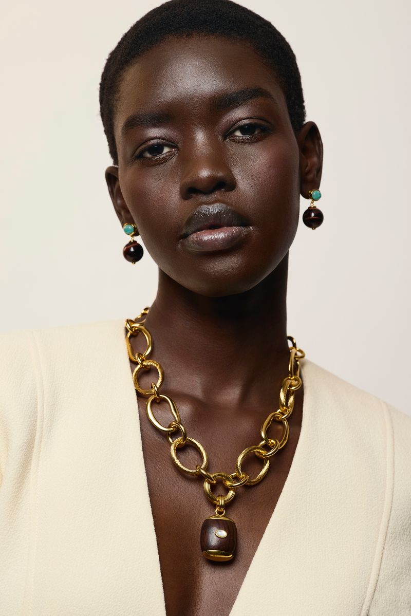 Pia Earrings - Leopard