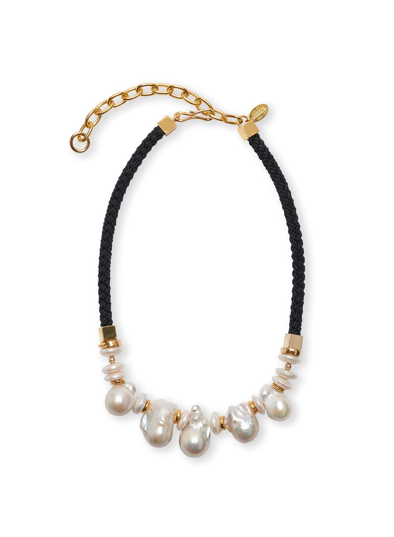 Plaza Pearl Collar - Black