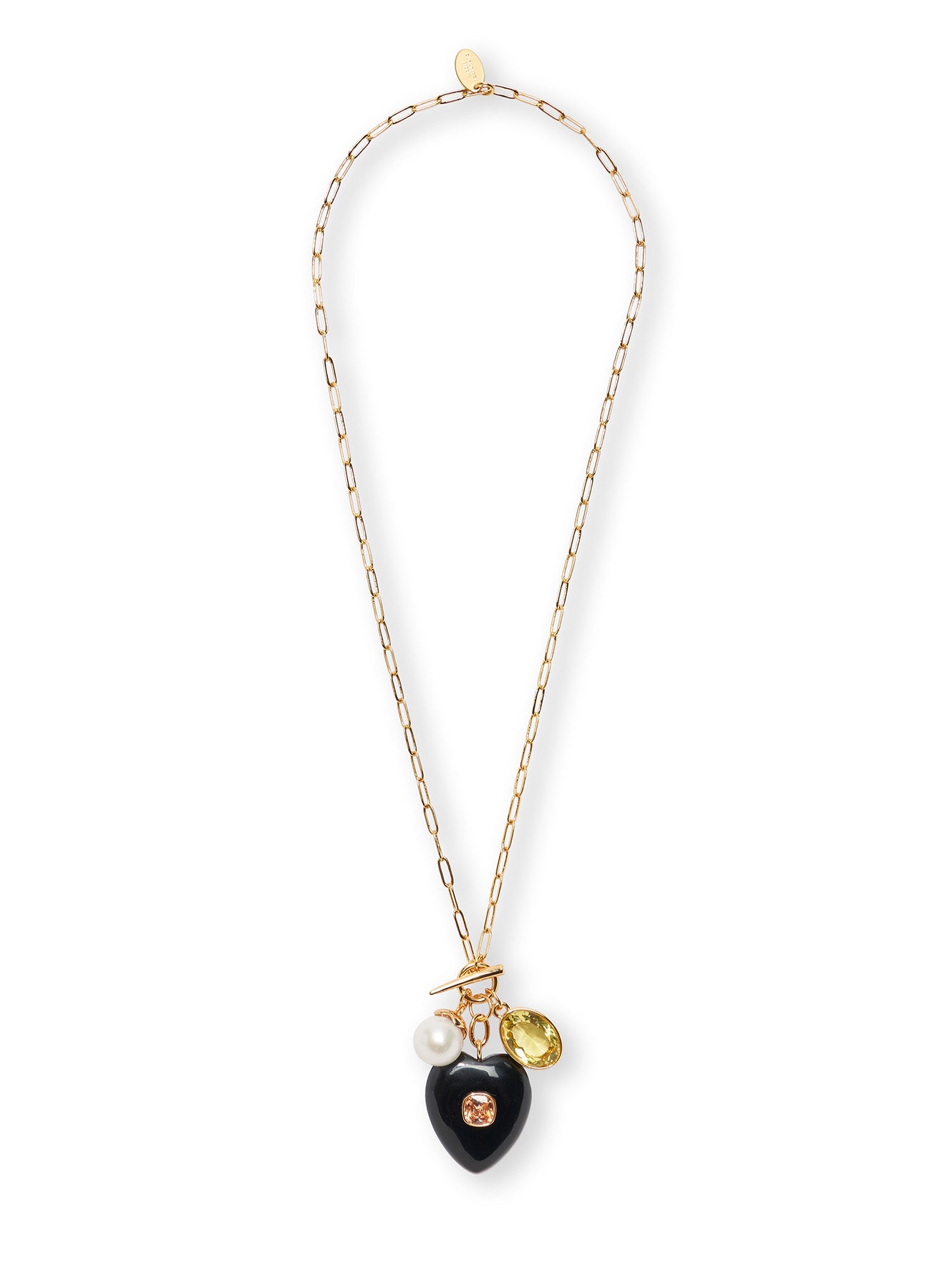 Eugenia Heart Lariat Necklace