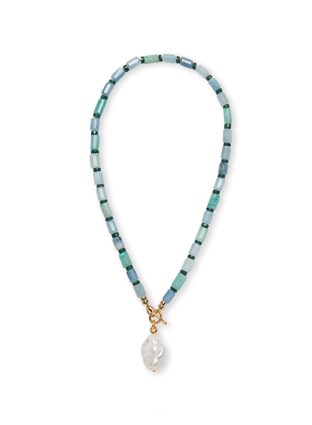 Pearl Isle Necklace in Sea