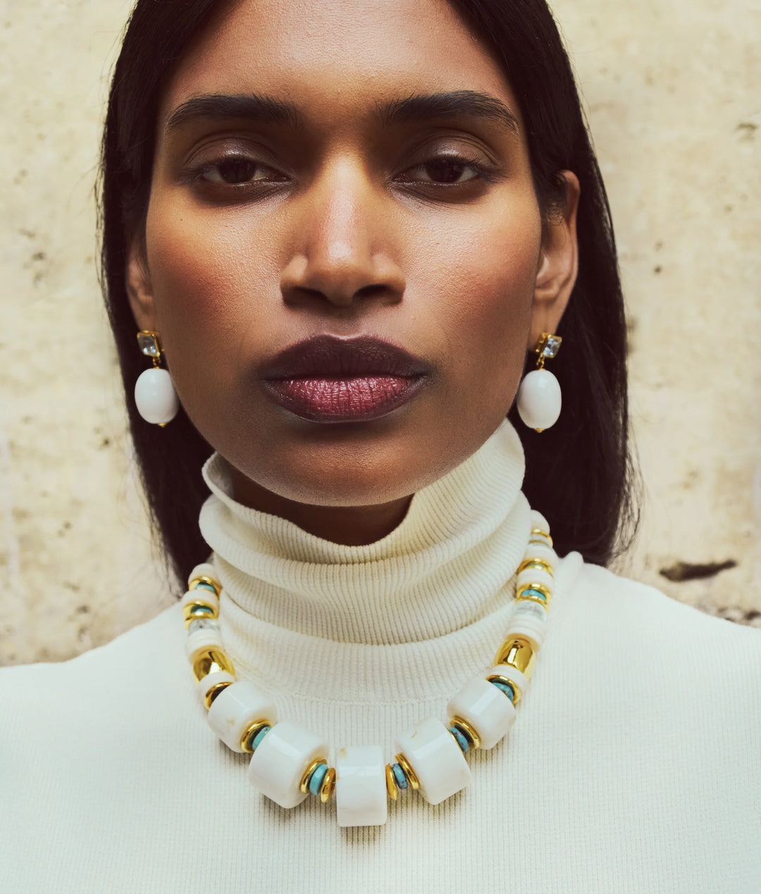 La Paz Earrings - Ivory