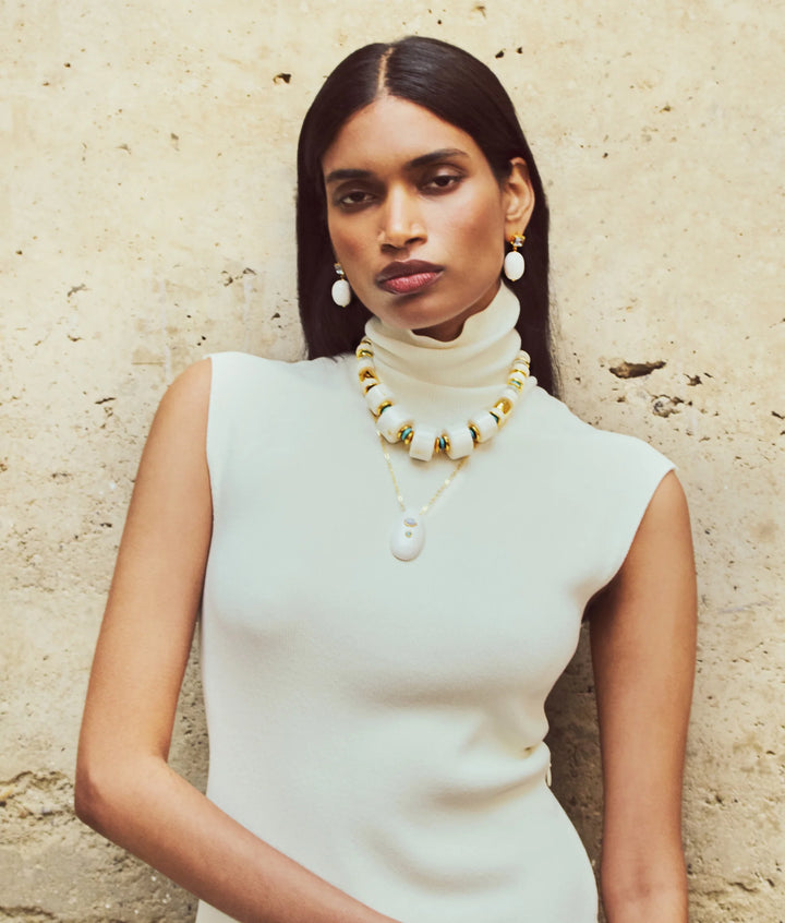 La Paz Earrings - Ivory