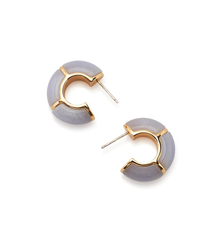 Zellige Hoops - Blue Lace