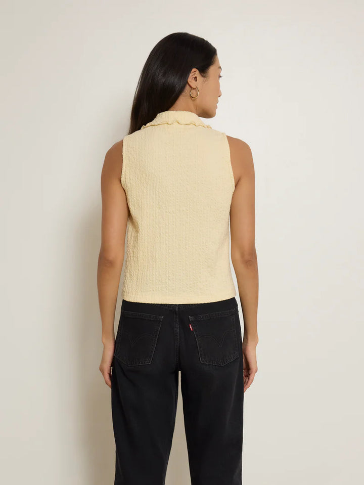 Rae Collared Tank - Banana