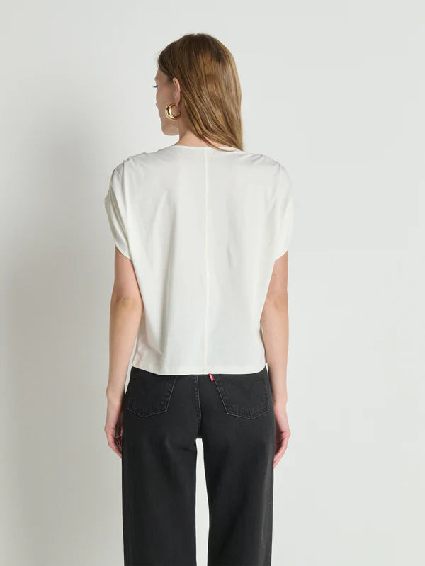 Rebecca Boatneck Tee - Porcelain