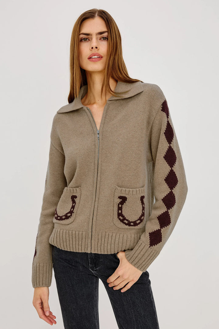 Rhea Sweater - Horseshoes