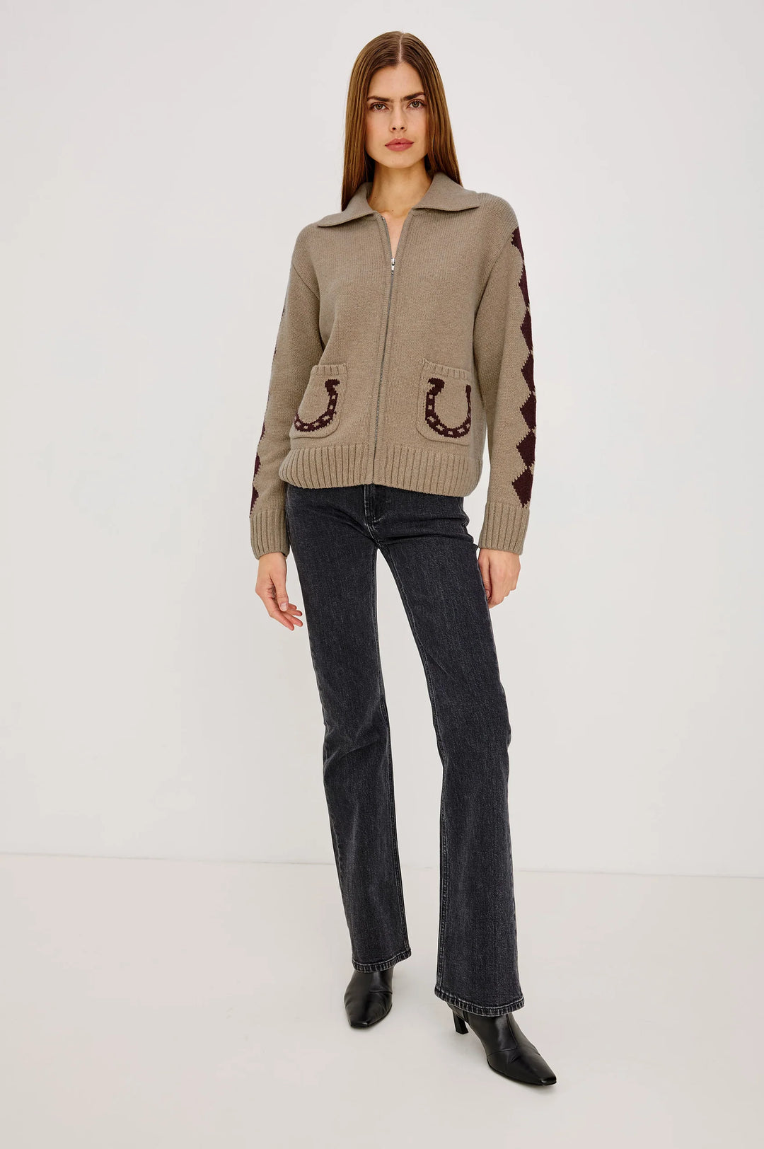 Rhea Sweater - Horseshoes