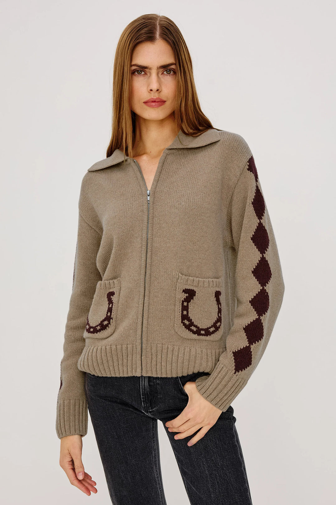 Rhea Sweater - Horseshoes