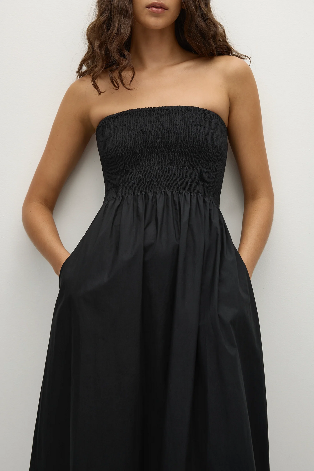 Jamie Midi Dress - Black