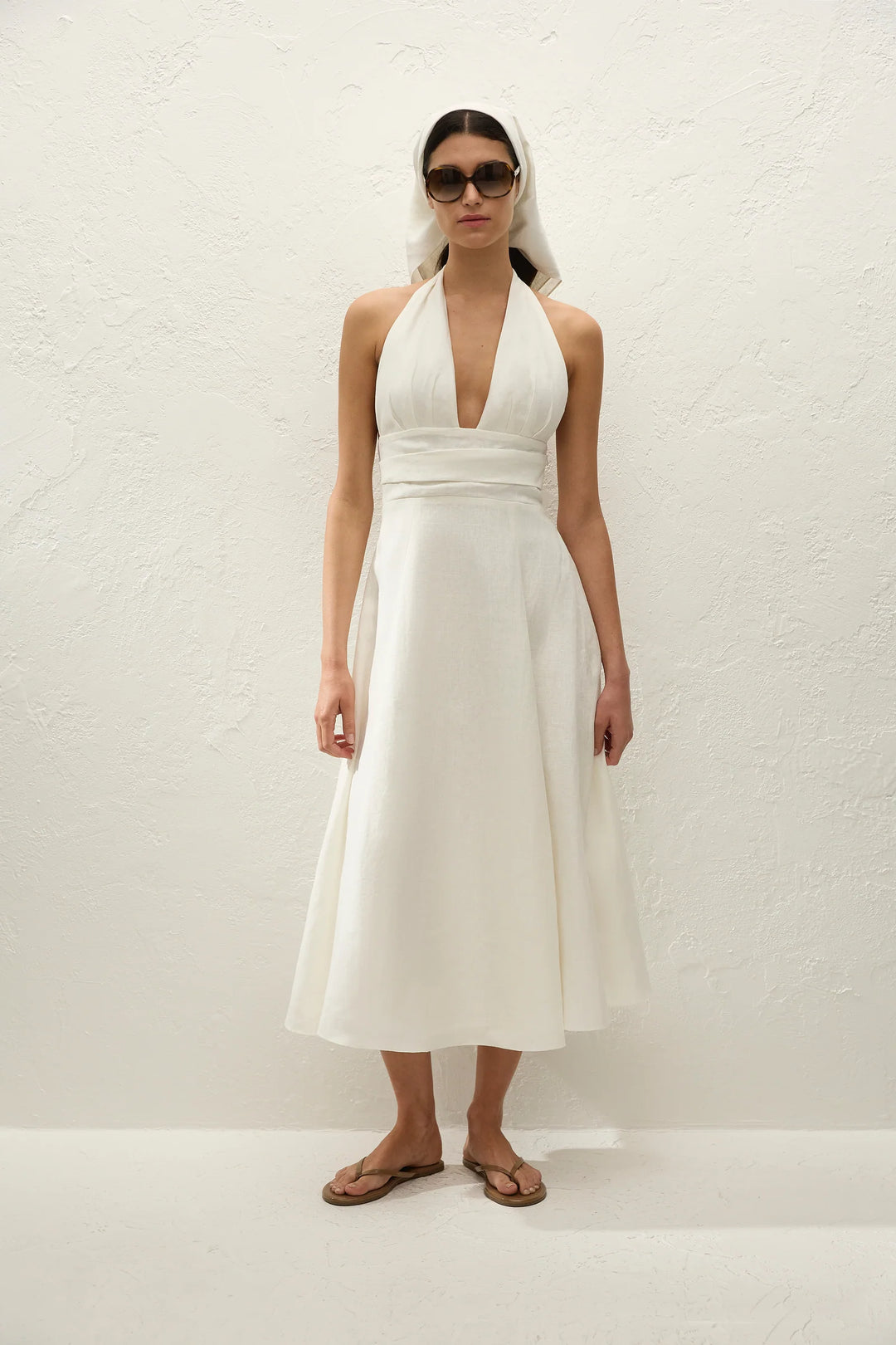 Bianca Midi Dress - White