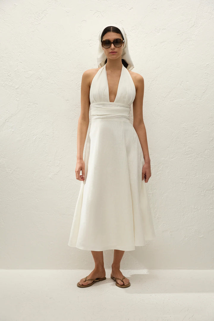 Bianca Midi Dress - White