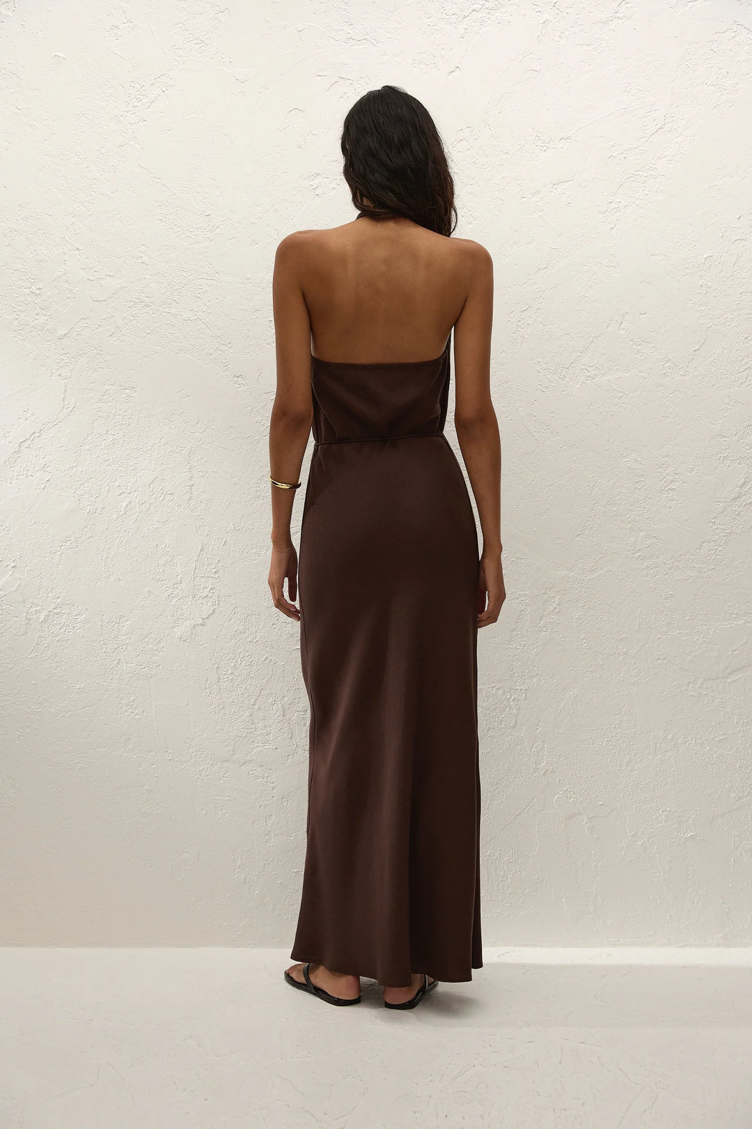 Izaro Maxi Dress - Chocolate