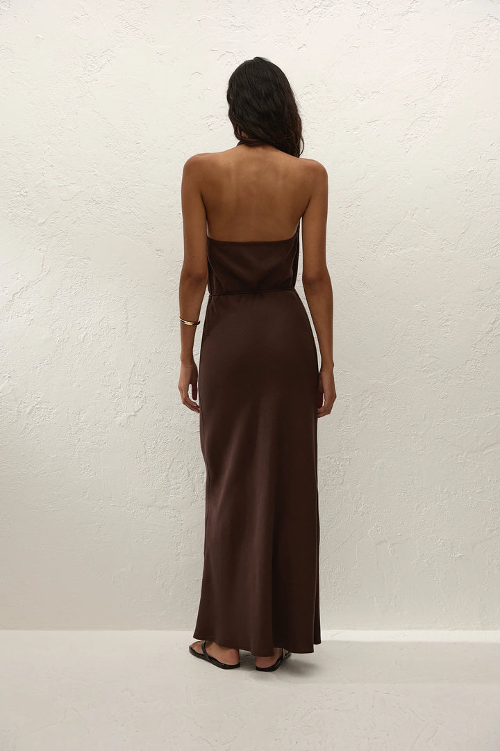 Izaro Maxi Dress - Chocolate