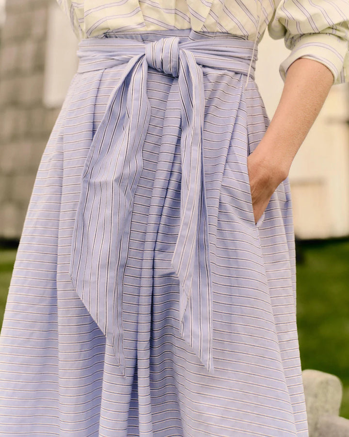 Johanna Dress - Banana Stripe