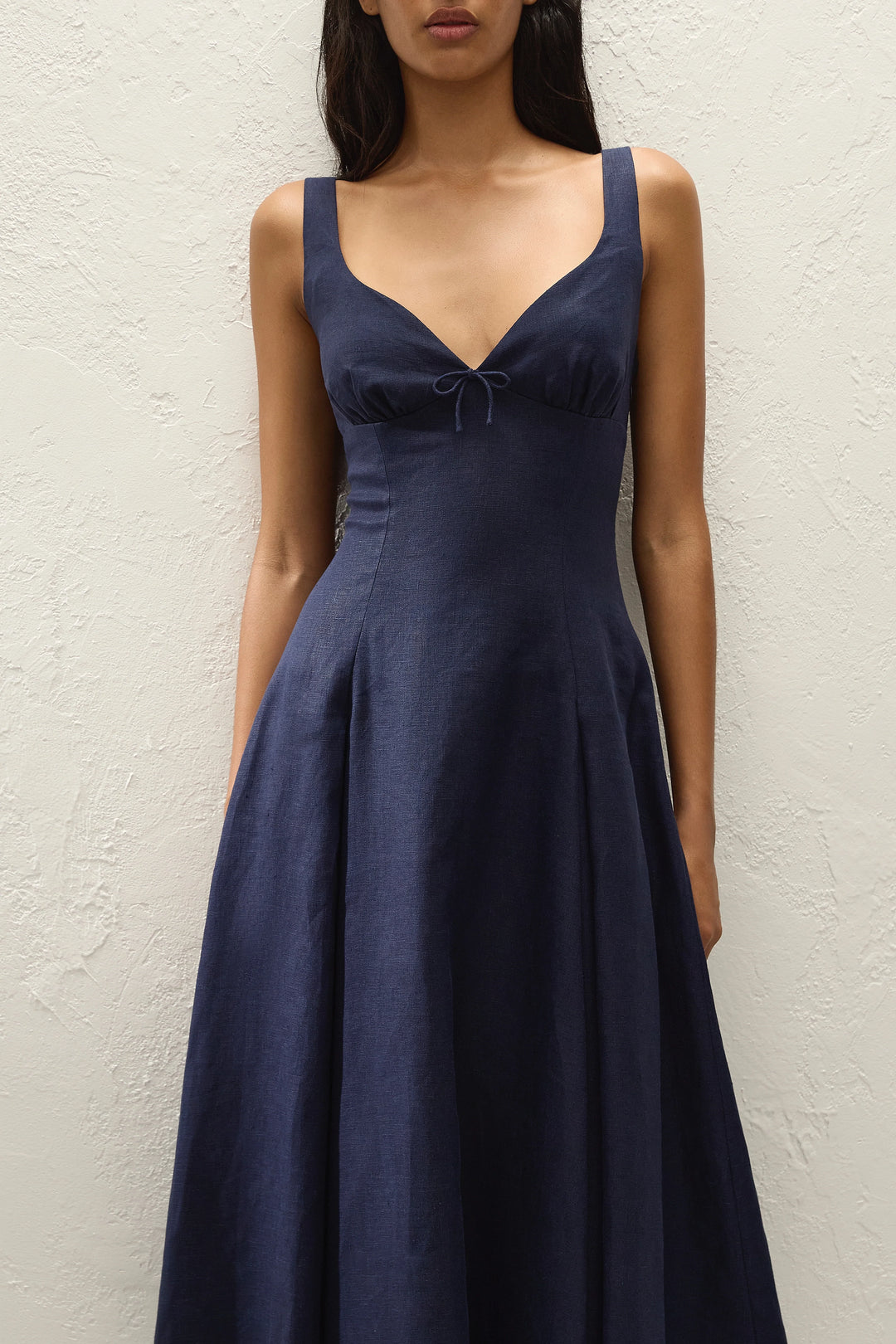 Adalee Midi Dress - Navy