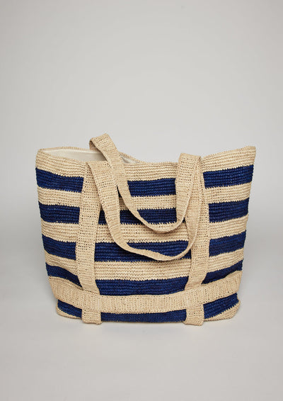 The Original Traveler Bag - Navy Stripe