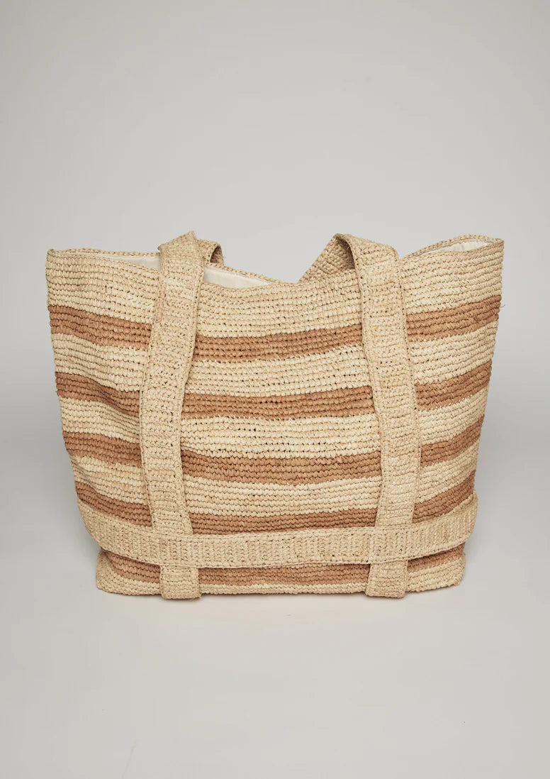 The Original Traveler Bag - Toast Stripe