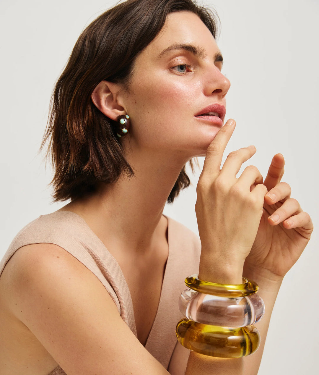 Acacia Earrings - Amazonite