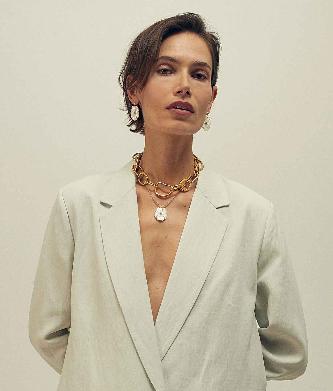 New Bloom Necklace - Mist