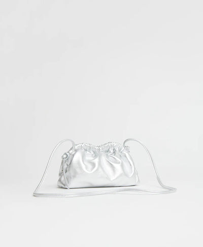 Mini Cloud Clutch - Silver