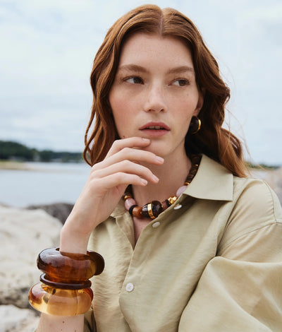 Arc Cuff - Tortoise