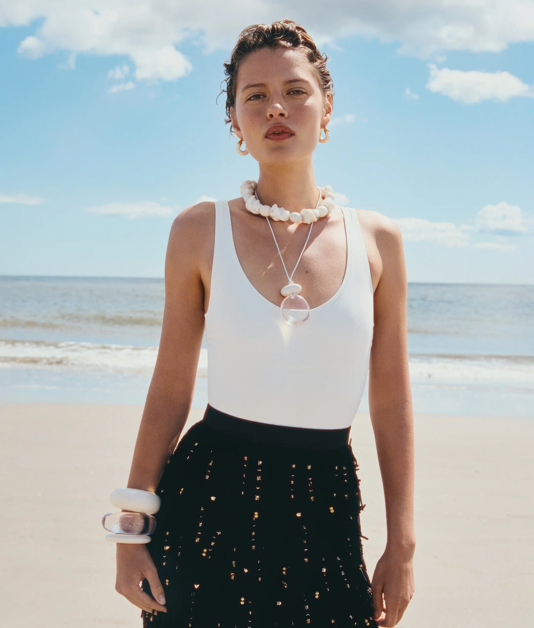 Arc Cuff - Alabaster