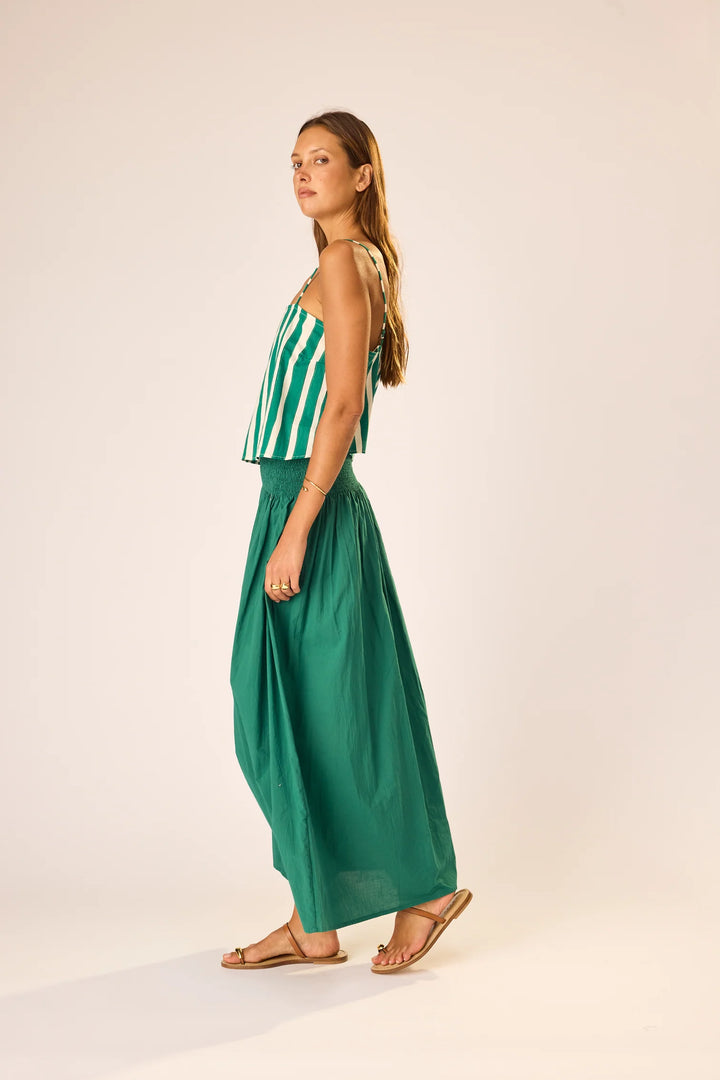Fern Cami - Stripe Lawn