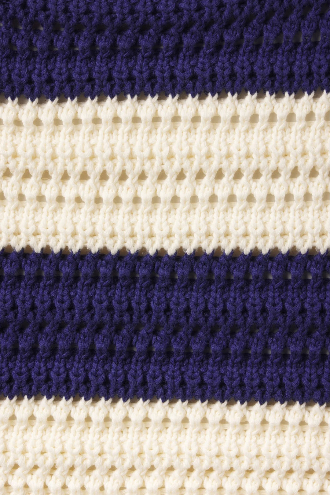 Justine Sweater Tank - Navy Antique White Stripe