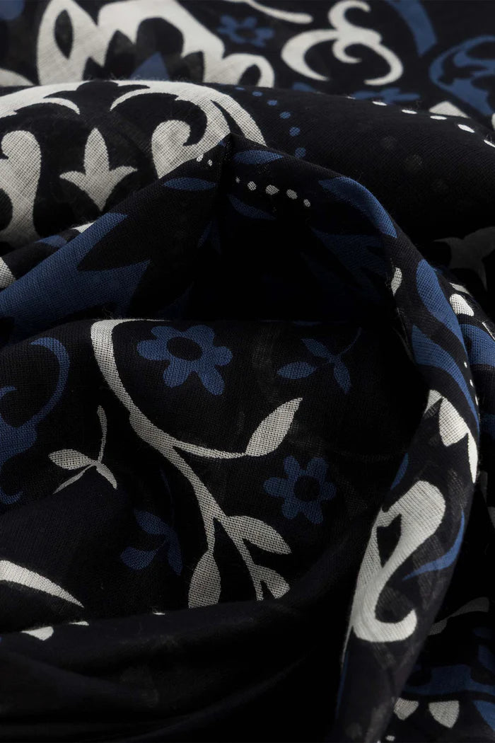 Costa Brava Black Cotton Pareo