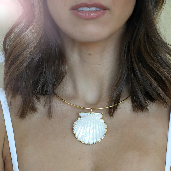 Scallop Shell Pendant