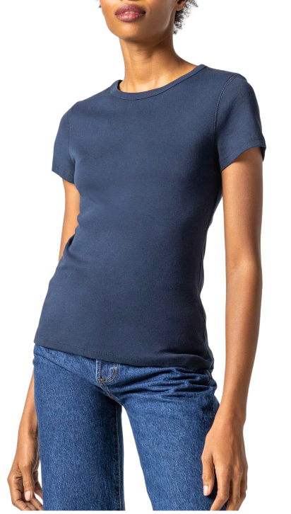 Short Sleeve Crew - Dark Navy